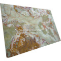 Kecantikan Asli Onyx Stone Green Marble Slab